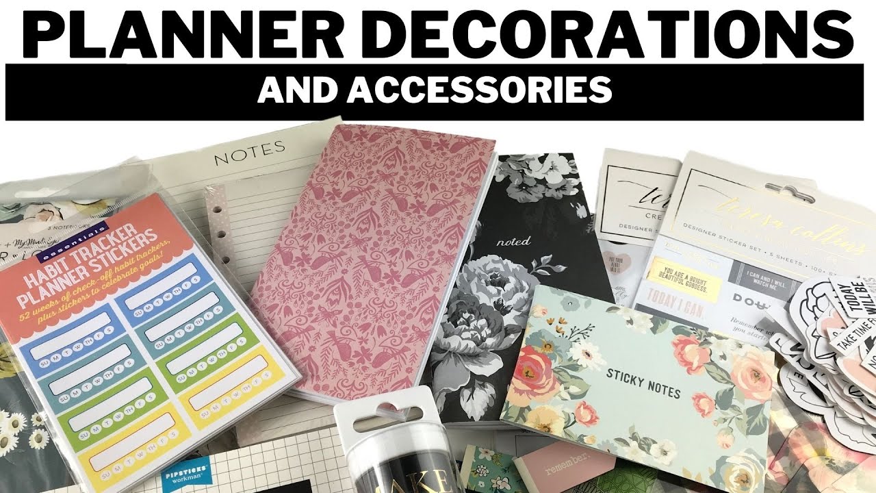 10 of My Planner Accessories and Decorations
