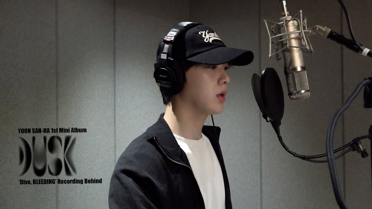 ASTRO 아스트로 윤산하 - &lsquo;Dive, BLEEDING&rsquo; Recording Behind