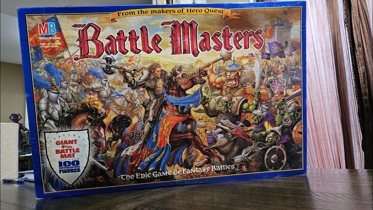 Unboxing the 1992 game Battle Masters