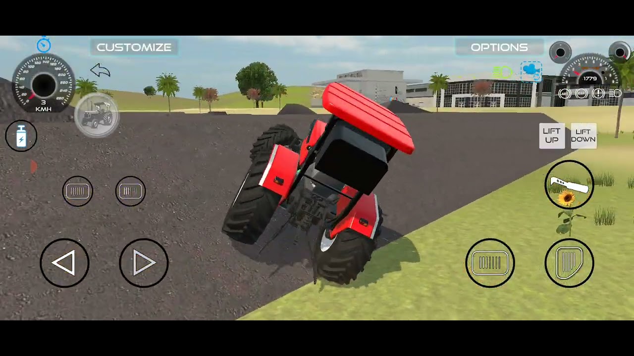 🚜 कीचड़ में फंसा 😱ट्रैक्टर | जबरदस्त ♥️पावर टेस्ट#sachintractor gaming😱