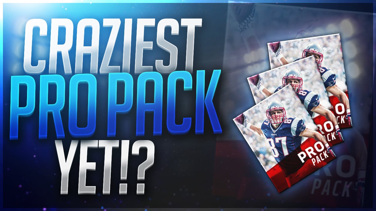 500k PRO PACK OPENING! LUCKIEST PACK EVER!! Madden Mobile 17
