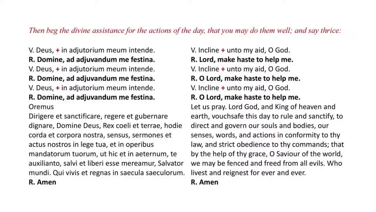 Friday Morning Prayers in Lent