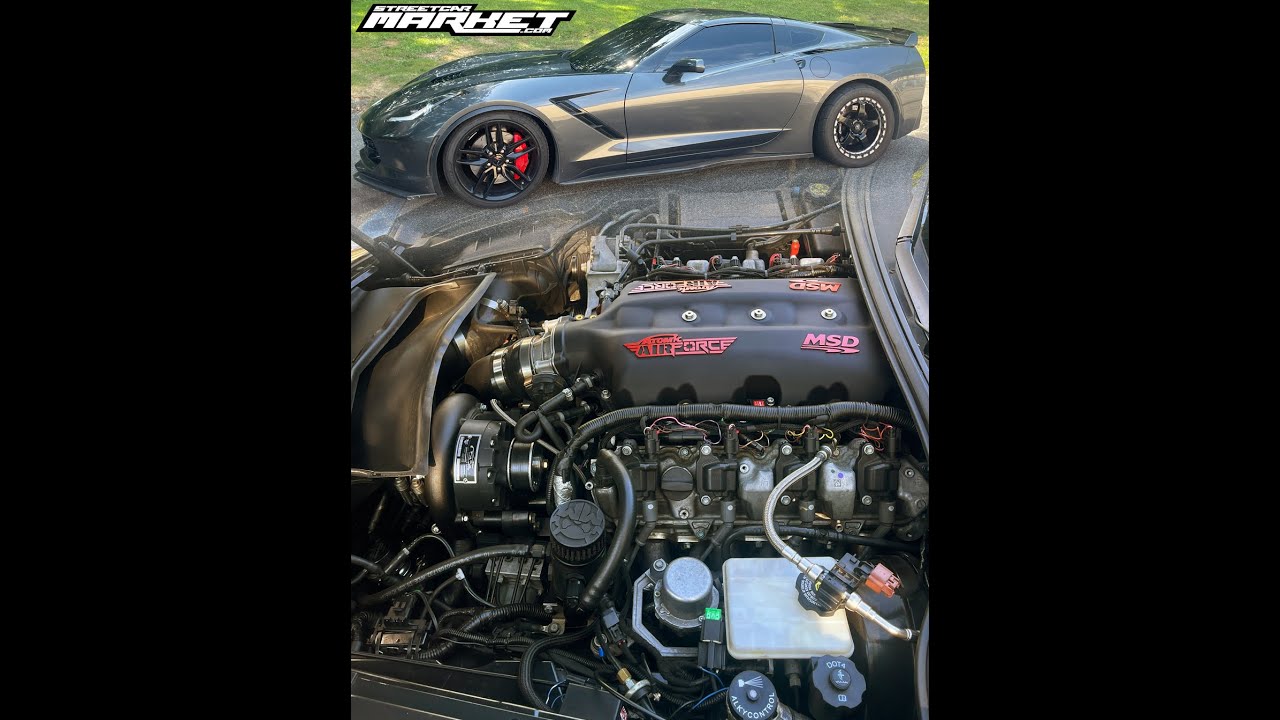 870whp Supercharged 2018 Chevrolet Corvette Stingray 2LT For Sale