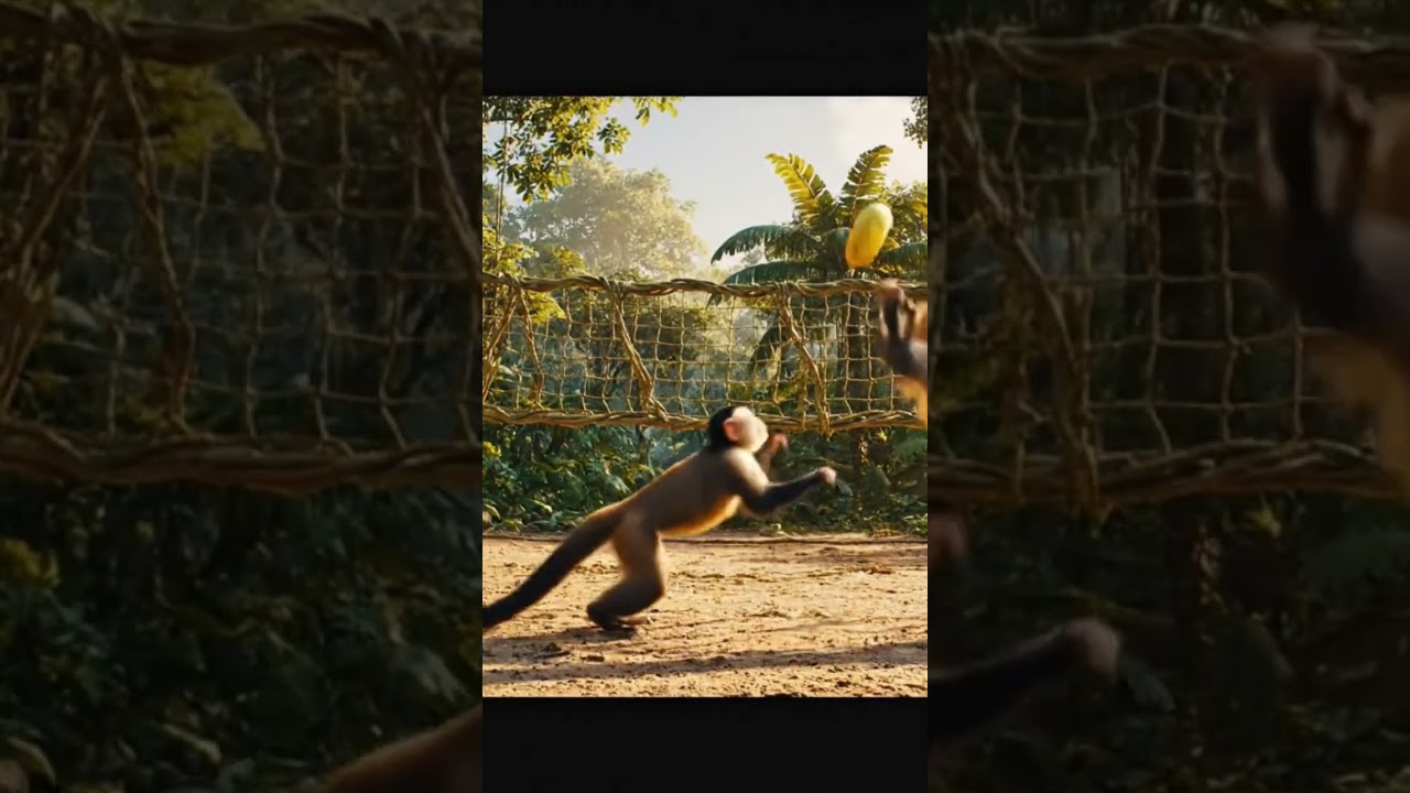 And monkeys play volleyball...