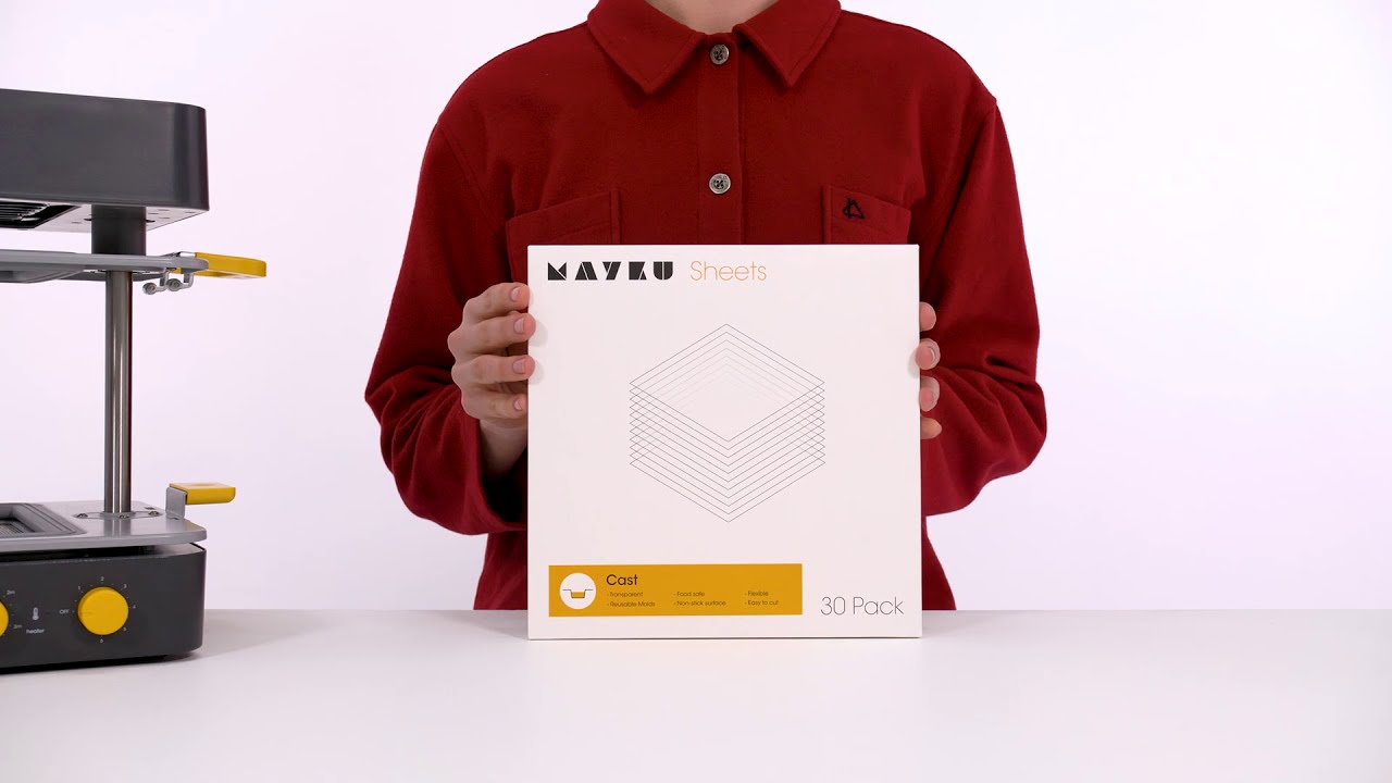 Cast Sheets from Mayku Thermoforming Desktop Thermoforming