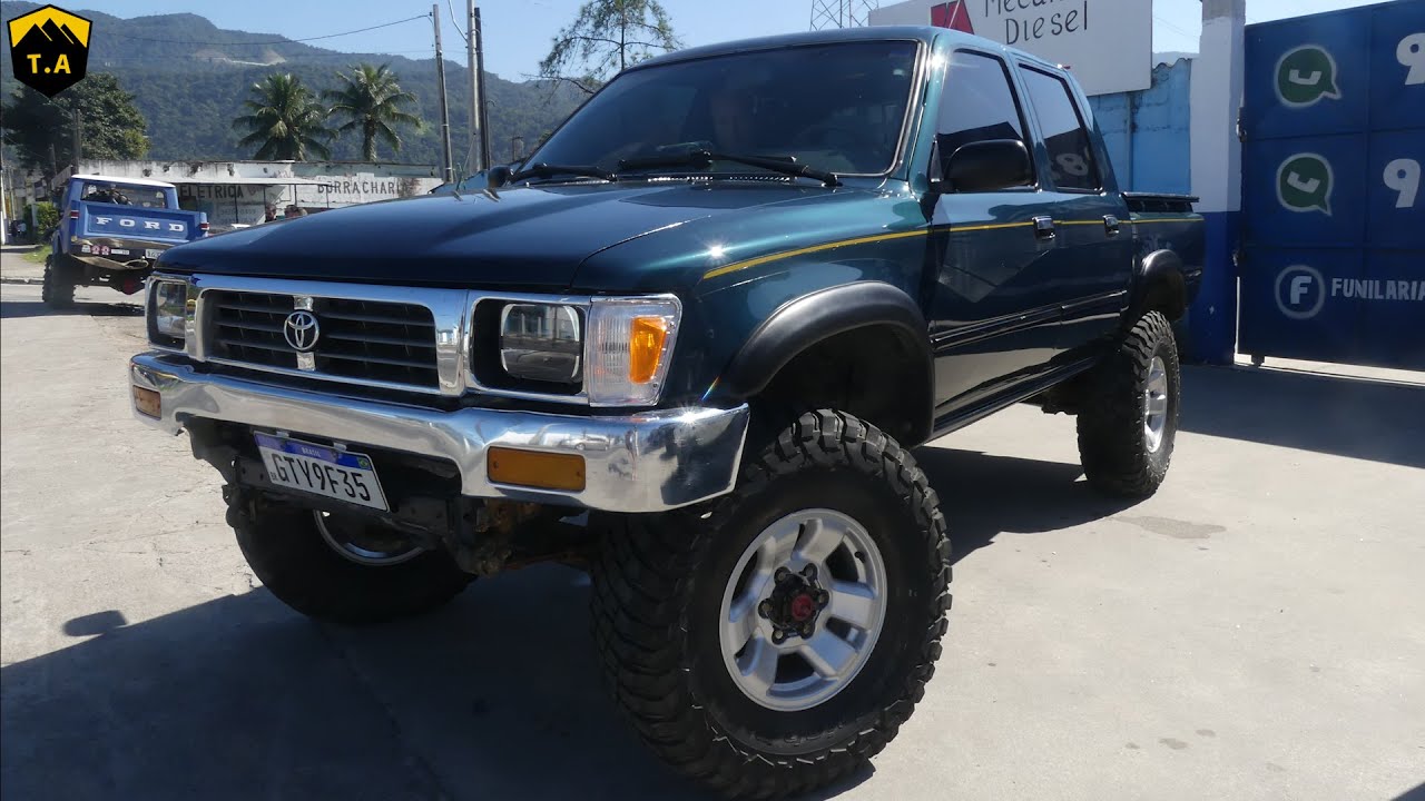 Hilux 1995 - Polimento + Faróis e Lanternas - Trato Estético ! - Cabrita Ep.9