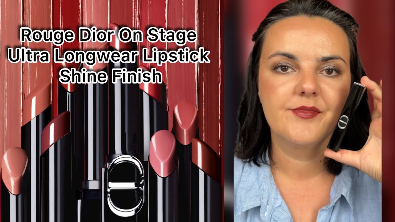Rouge Dior On Stage Ultra Longwear Lipstick Shine Finish review & lip combos