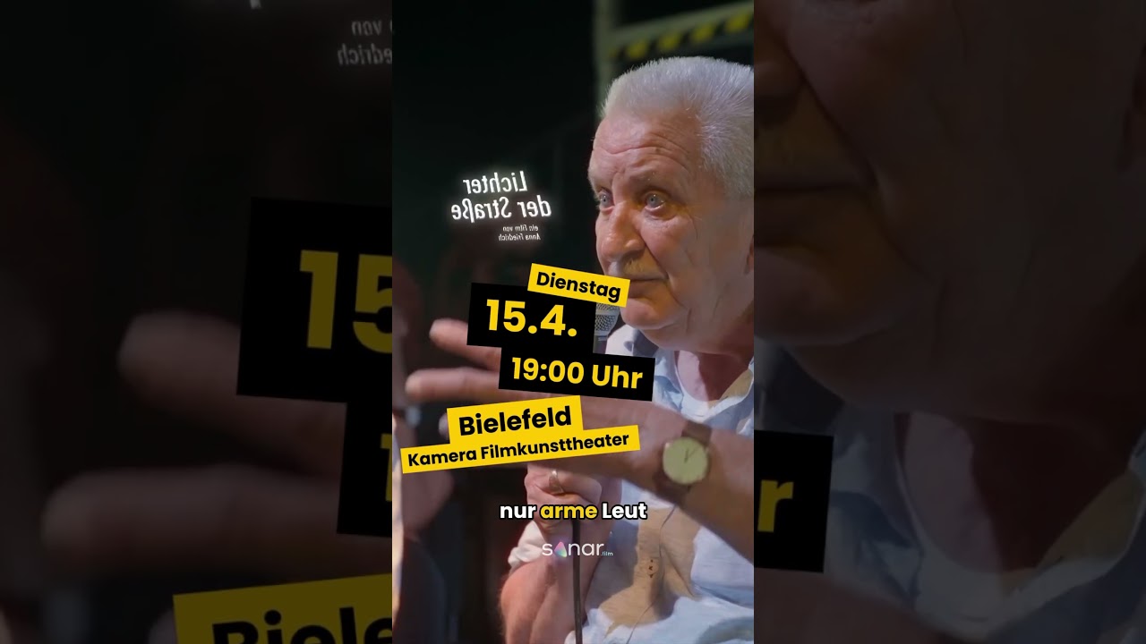 Lichter der Stra&szlig;e | Bielefeld Premiere #dokumentarfilm #film #freiheit #bielefeld #filmtipp