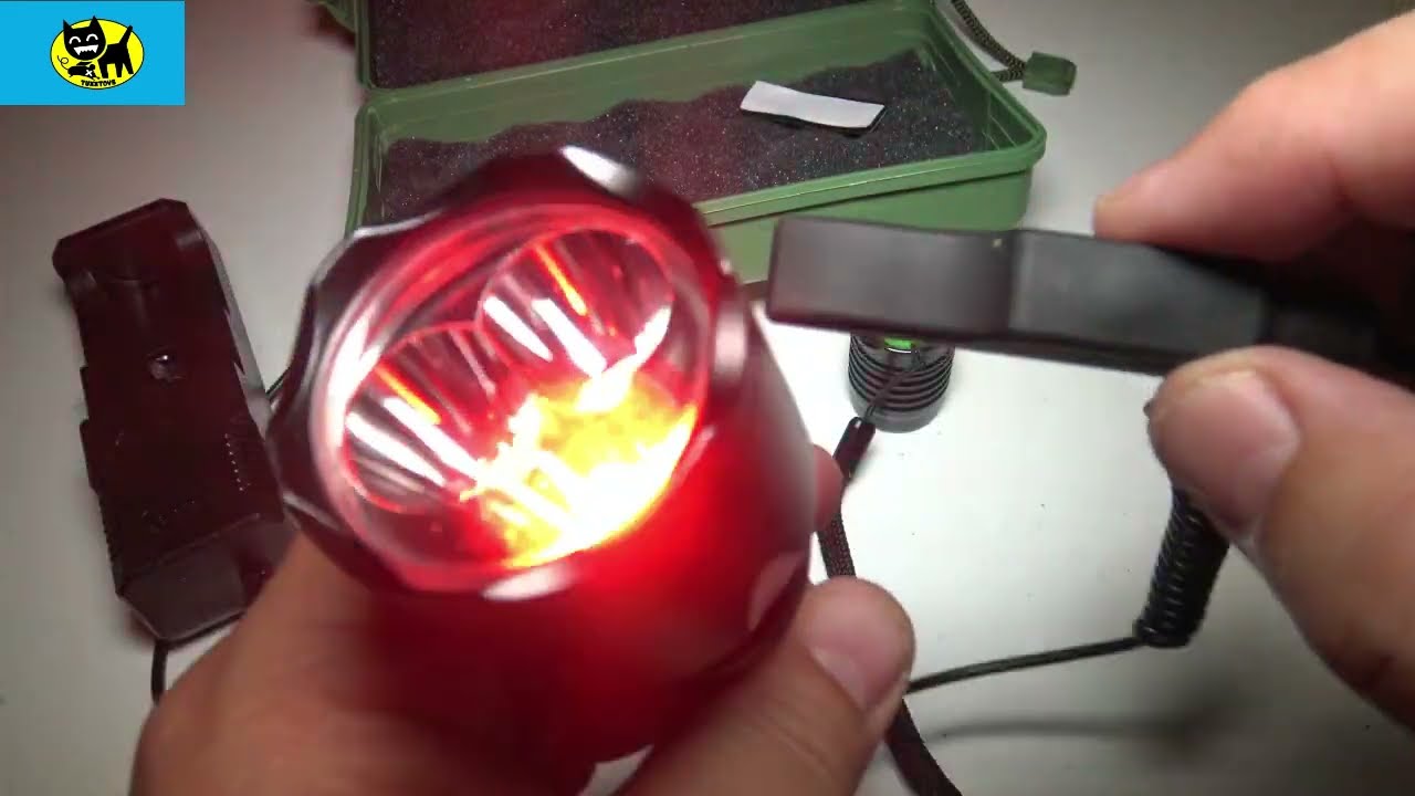 UV Green Red Black Light Flashlite VASTFIRE Best Blood Trailing Flashlight Hunt Blacklight + MORE!