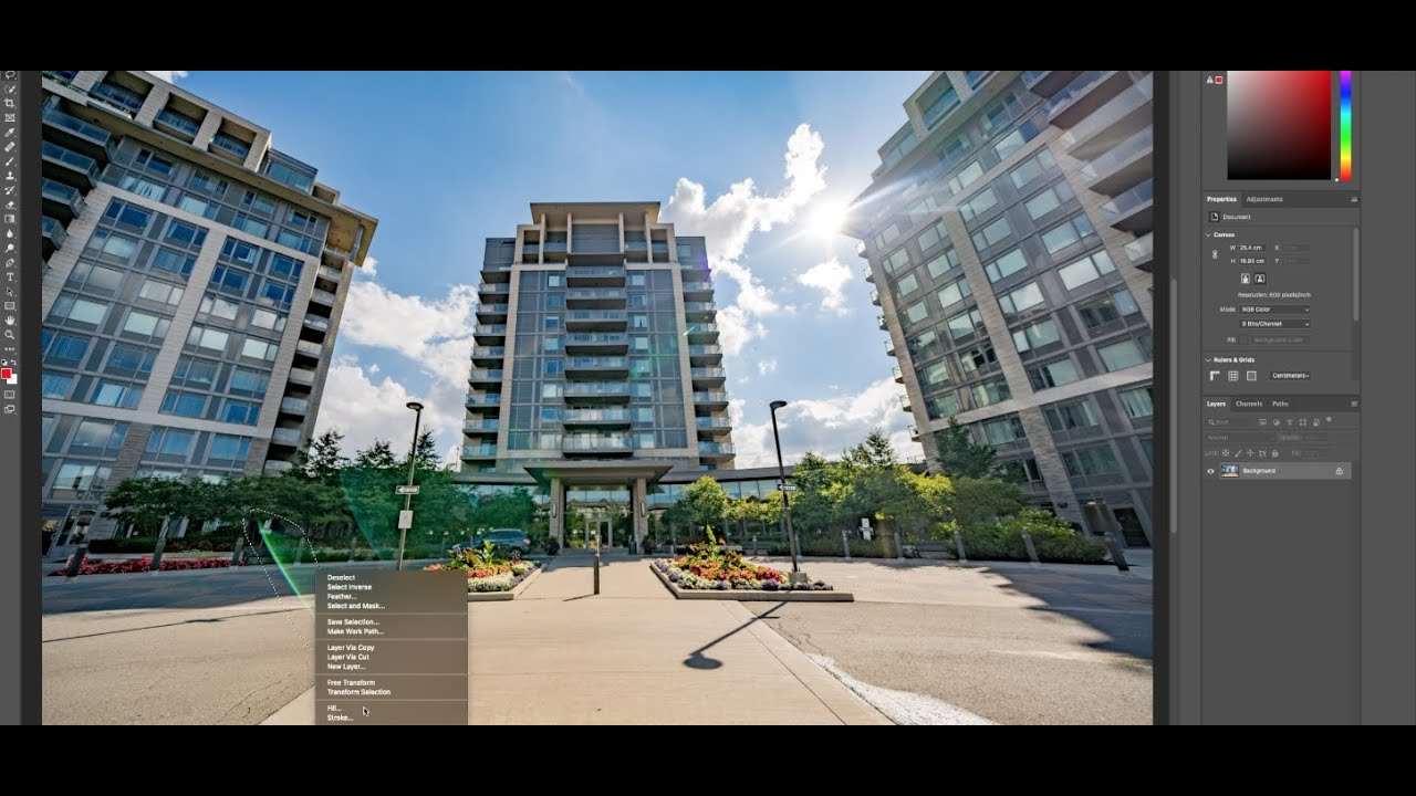 How to remove Lens Flares in Adobe Photoshop!