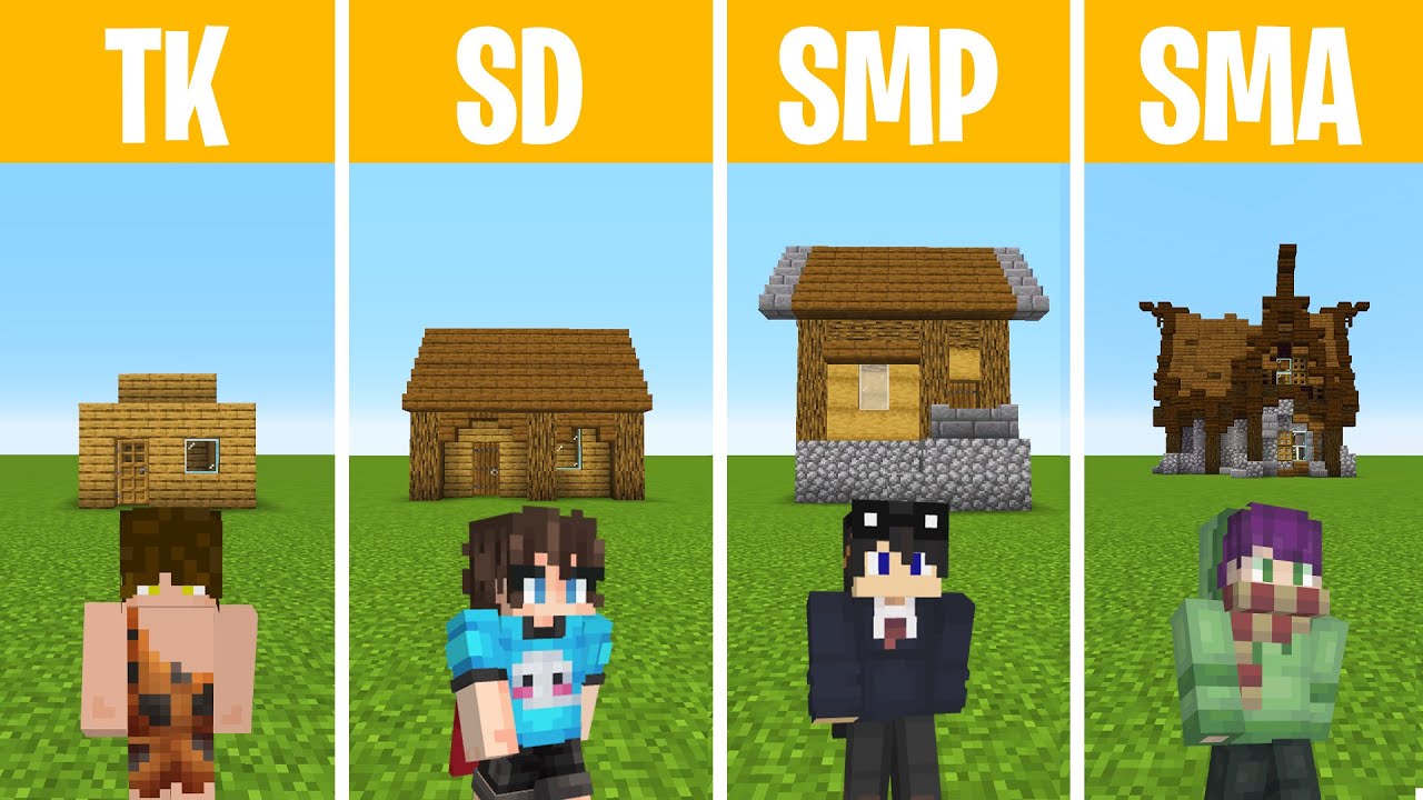 Aku Diam-Diam Menjadi Murid Di Sekolah Building Minecraft, Tapi Ternyata...