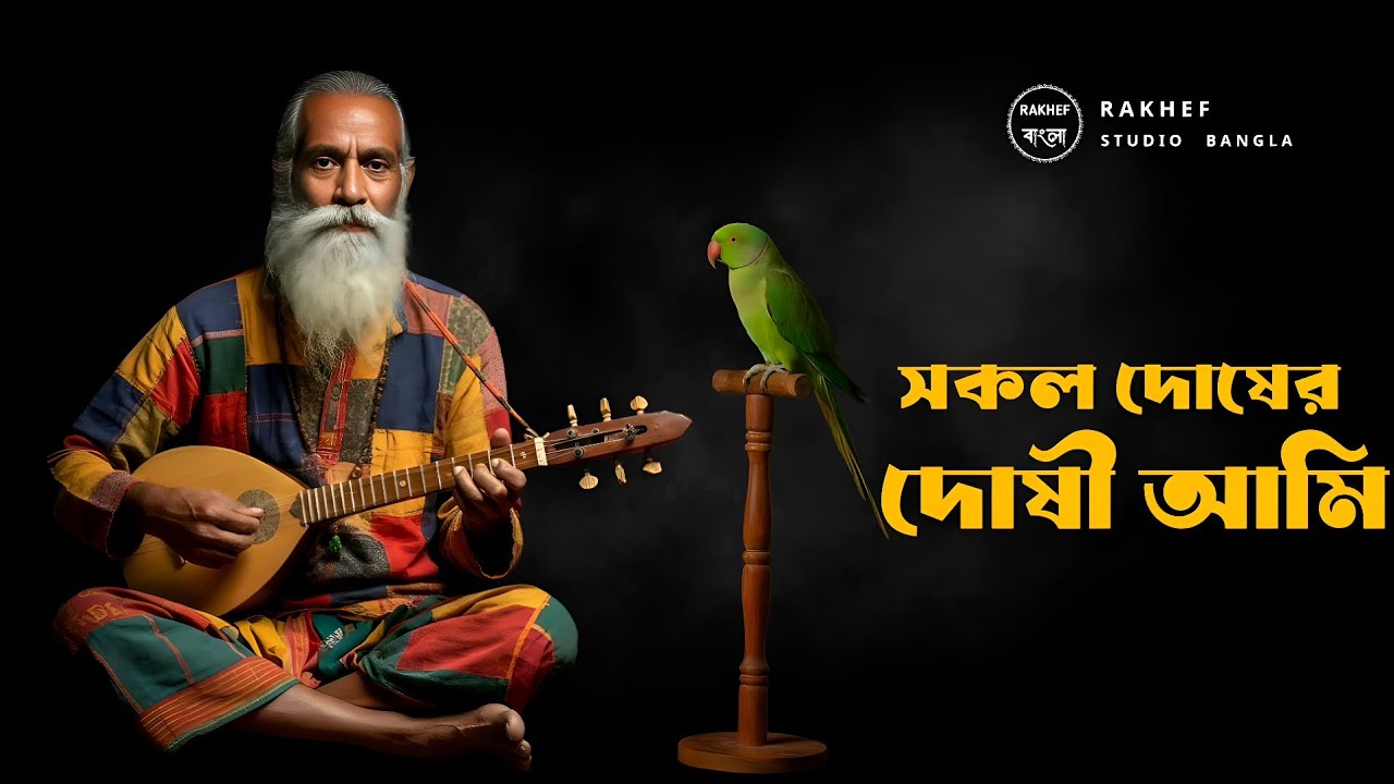 সকল দোষের দোষী আমি | Sokol Dosher Doshi Ami | Folk Bangla song | RAKHEF RANA 