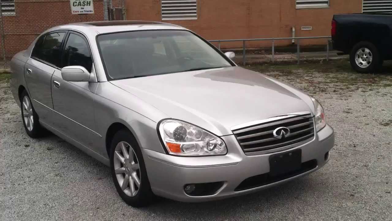 2005 Infiniti Q45 Luxury Sedan for sale at Royal Auto Sales in Charleston, SC.