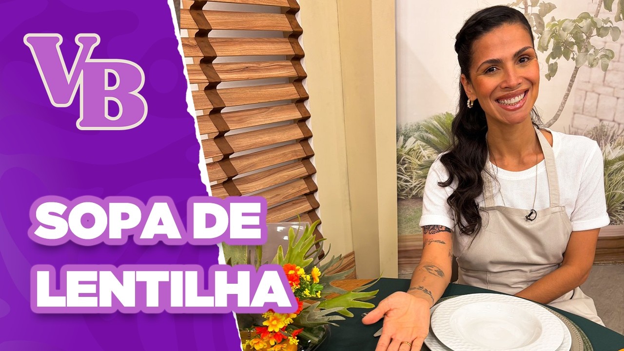 SOPA de LENTILHA vermelha com curry e coentro - Você Bonita (19/08/2024)