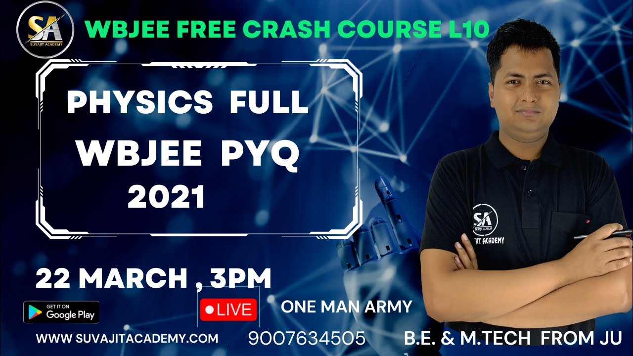 PHYSICS WBJEE PYQ  2021 FULL
