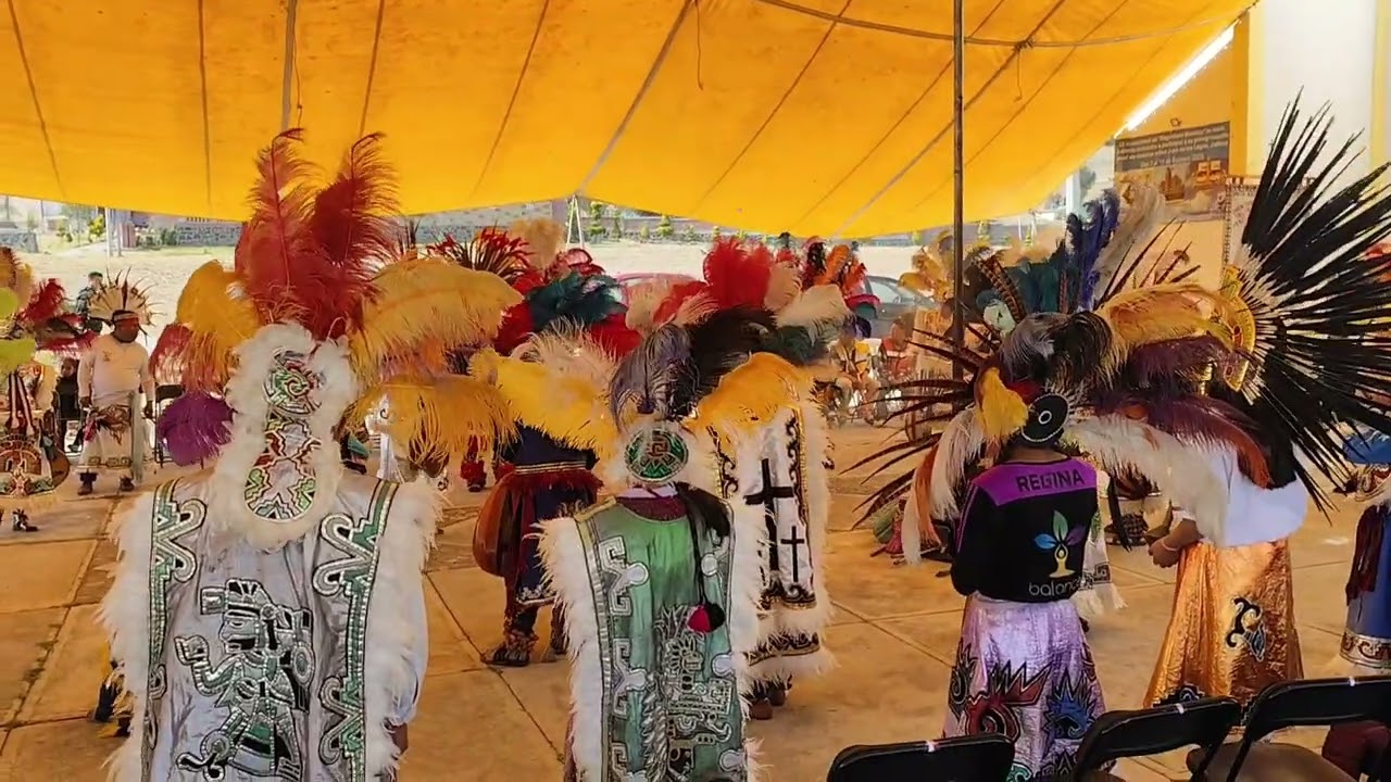 Danza de concheros, Festividad López Mateos el Oro MX 2025 en Honor a la Virgen de la Candelaria 