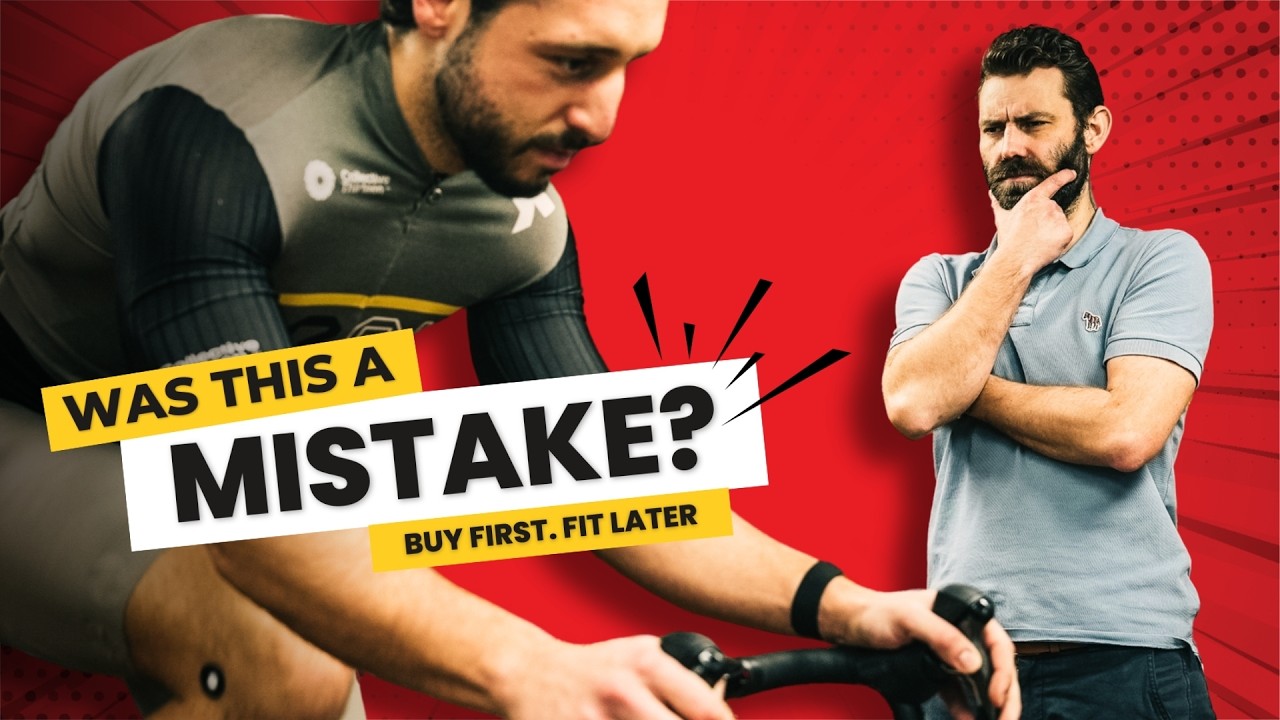 He bought a new bike BEFORE coming for his fit - Big MISTAKE?