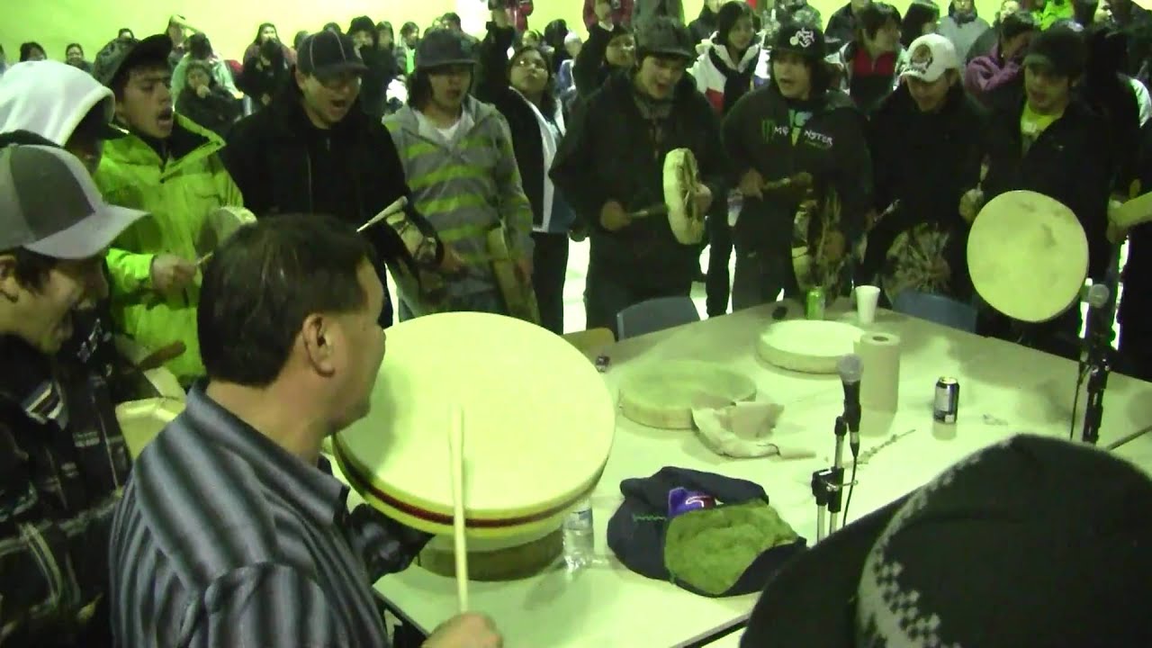 Harvey Dreaver at Opitciwan Round dance 2010