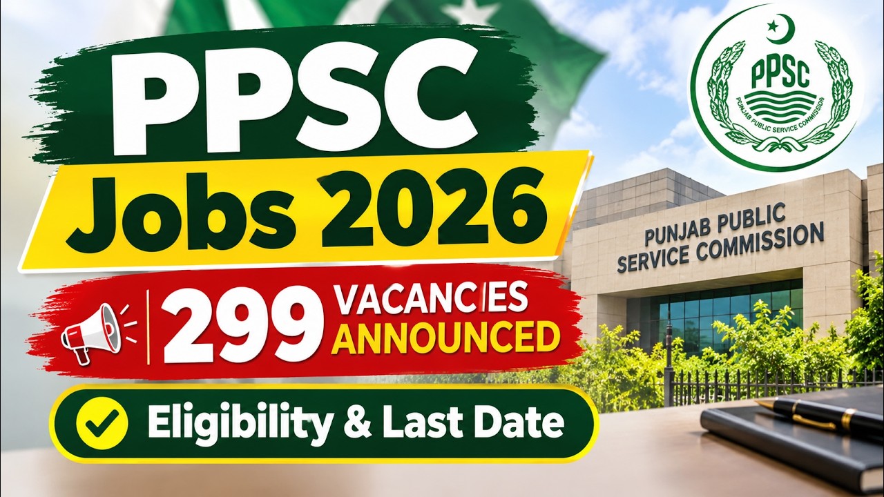 PPSC Jobs 2026 🚨 299 Vacancies Announced  | Advertisement No  11 | 2026  Eligibility & Last Date