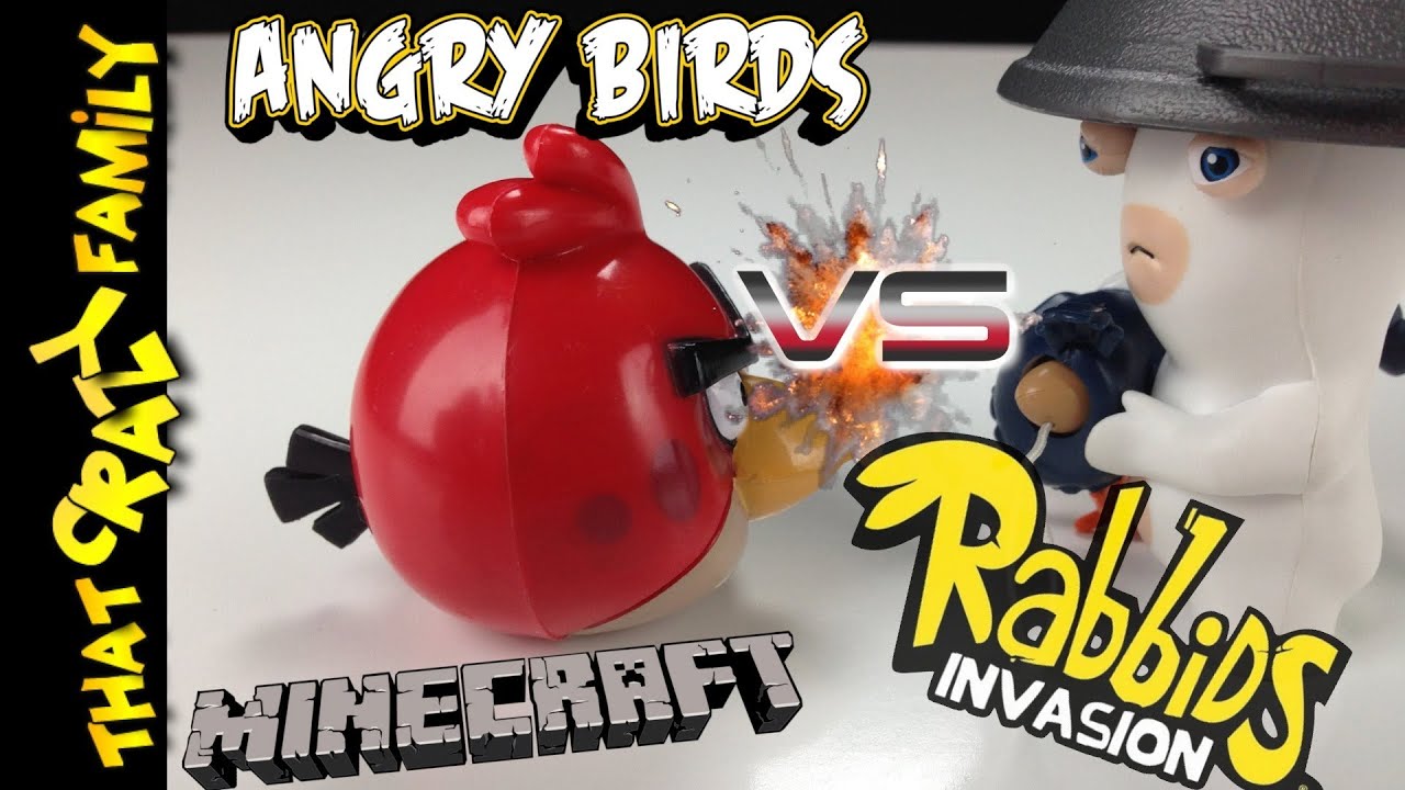 Angry Birds vs Rabbids Invasion: EPIC Toy Face-Offs!