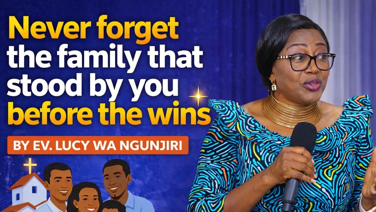 Never forget the family that stood by you before the wins