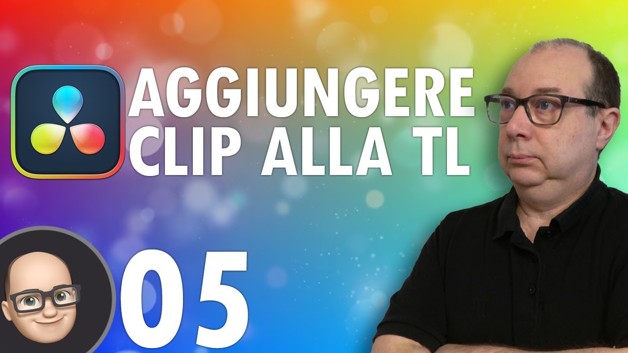 DaVinci Resolve - Aggiungere clip alla timeline