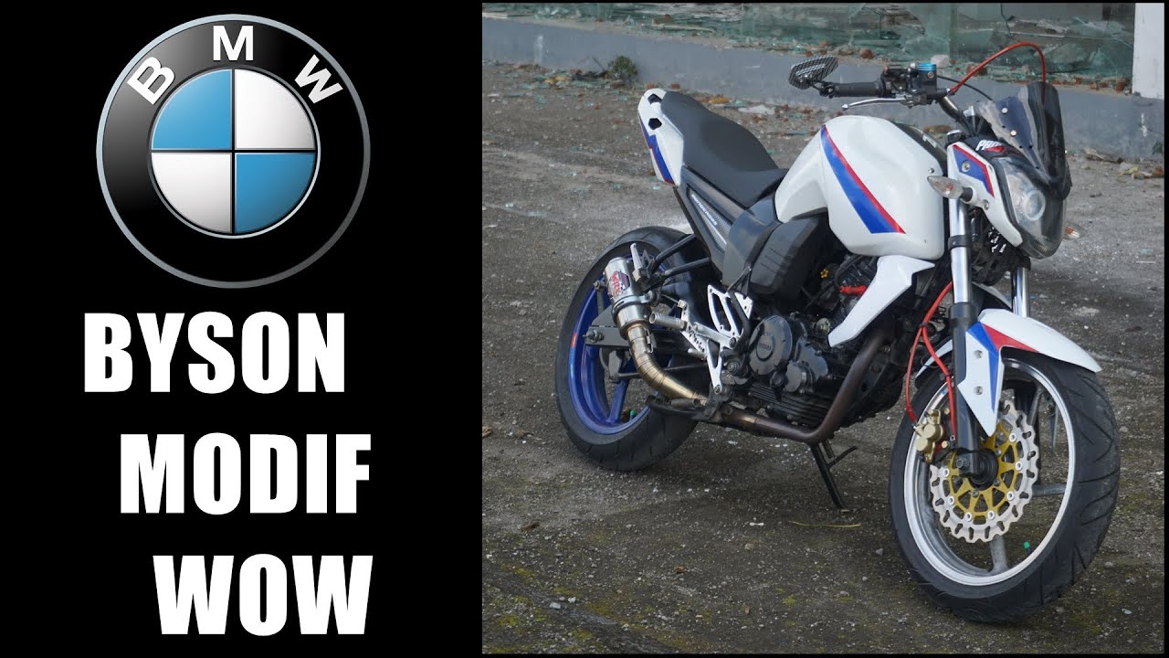 MODIFIKASI BYSON RACING LOOK #KEREHORE