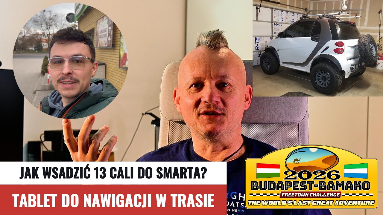 #08 Jak zamontować dużego iPada w Smarcie? Zrób to sam;-) A do tego chiński panel włączników...
