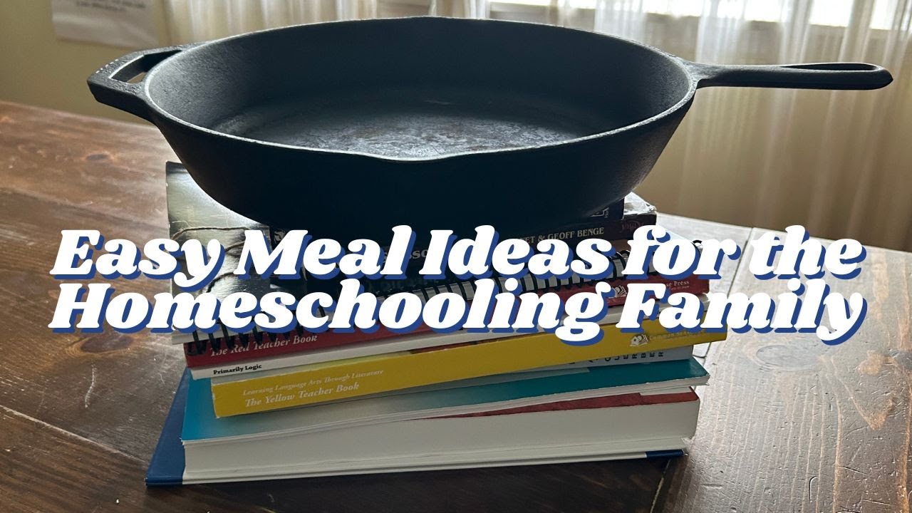 Meal Ideas Tips for Busy Homeschooling Families | Cook Dinner with Me All Week! | Christian Mom of 7
