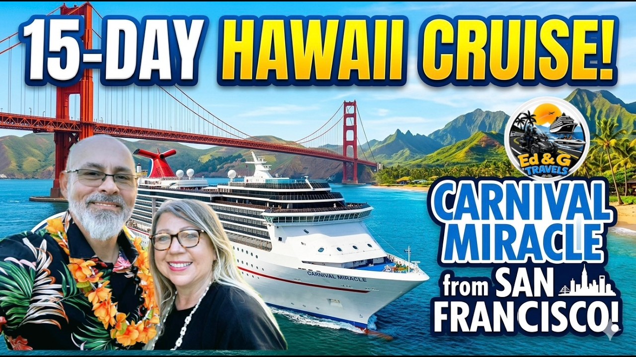 15 Day Hawaii Cruise on Carnival Miracle out of San Francisco.