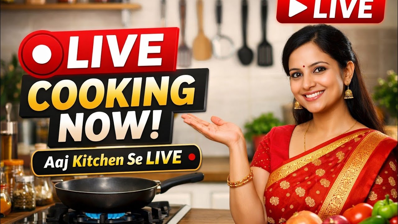 Aaj Live Cooking 🍳 Ghar Ka Simple & Tasty Khana | Live Kitchen Live Cooking Today 🔴
