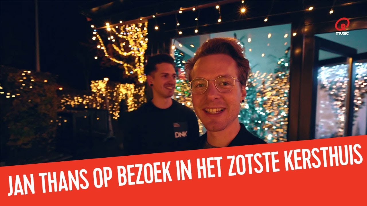 Jan Thans op bezoek in het zotste Kersthuis I Qmusic
