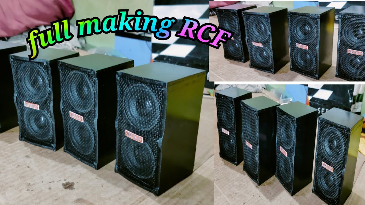 RCF model making how to make mini JBL RCF model mini JBL DJ full video RCF