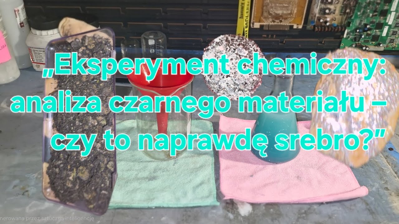 &bdquo;Eksperyment chemiczny: analiza czarnego materiału &ndash; czy to naprawdę srebro?&rdquo;