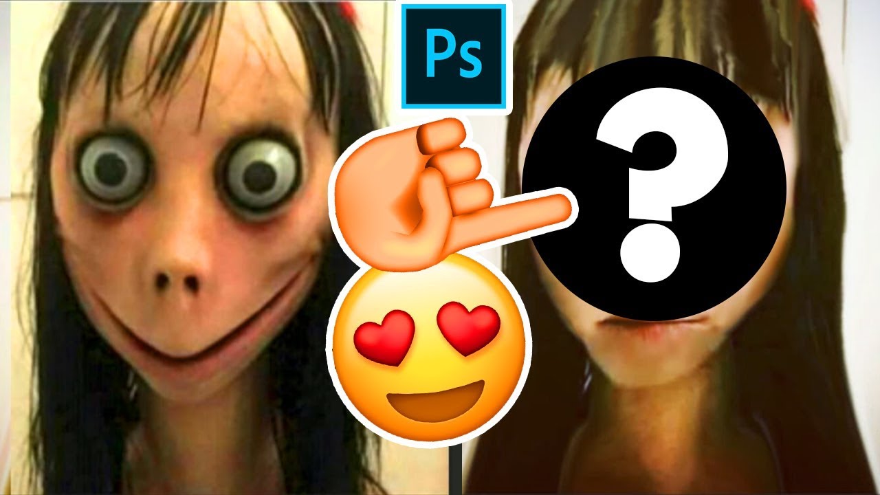Hice a Momo GUAPA con Photoshop 😱
