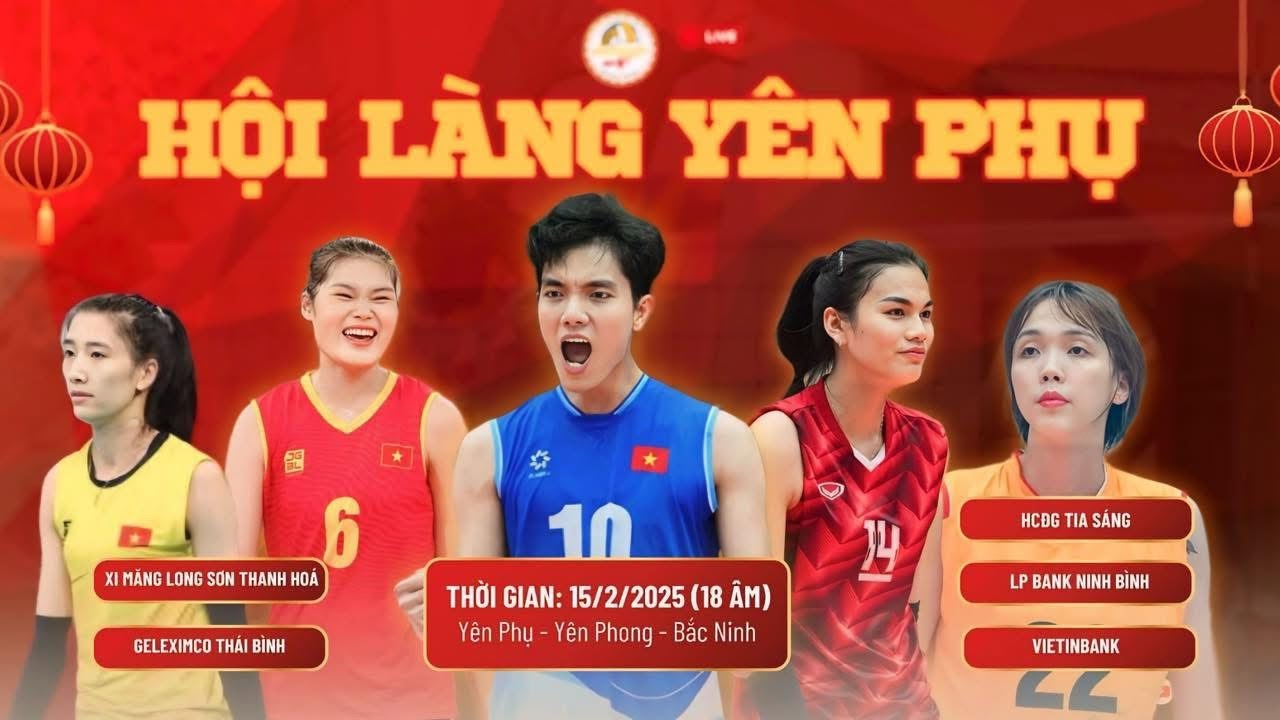 Bích Tuyền trở lại sân chơi hội làng: LPBank Ninh Bình- VietinBank|Giải bóng chuyền hội làng Yên Phụ