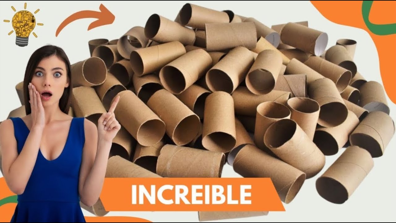 6 MANUALIDADES GENIALES CON ROLLOS DE PAPEL HIGIÉNICO (RECICLAJE)