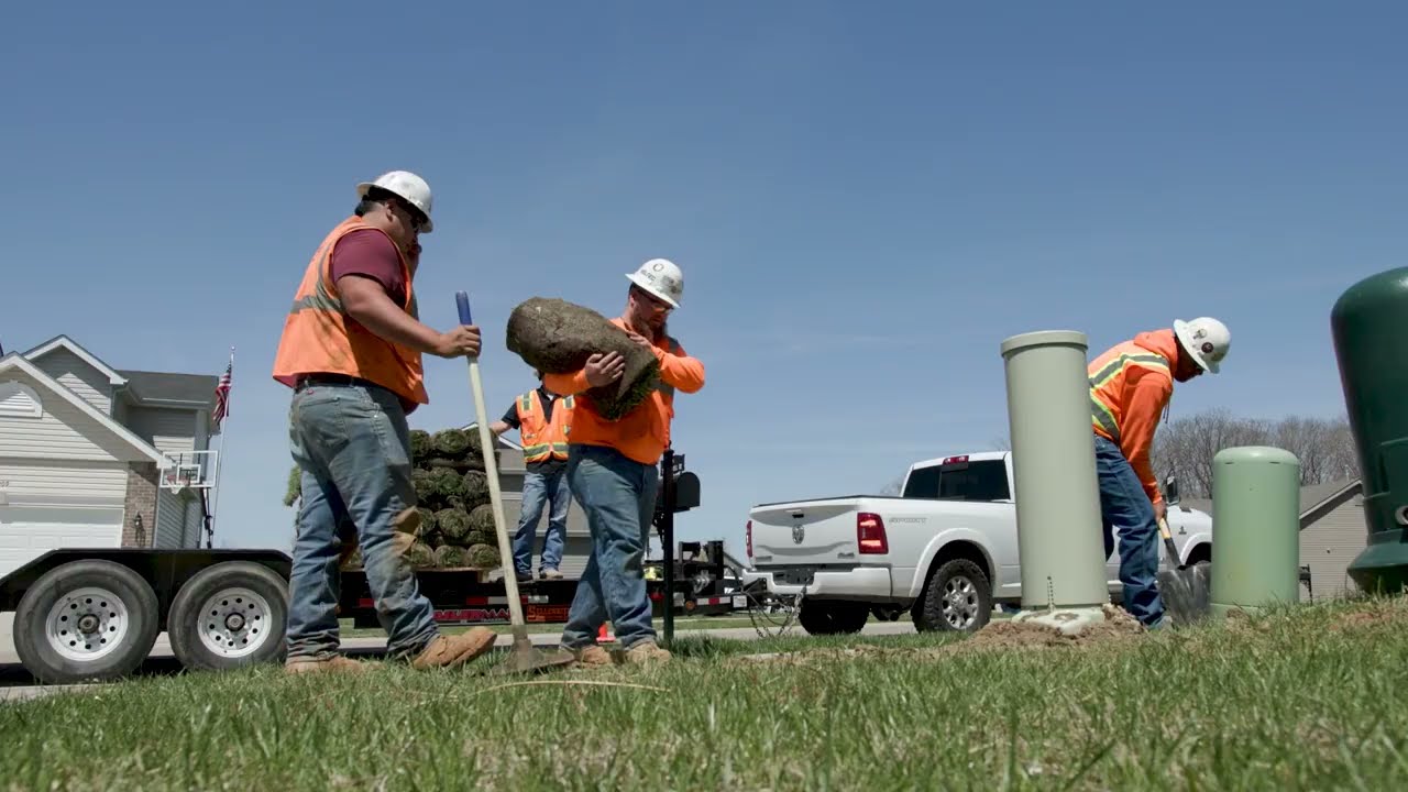 Gateway Fiber Internet Service Construction Process
