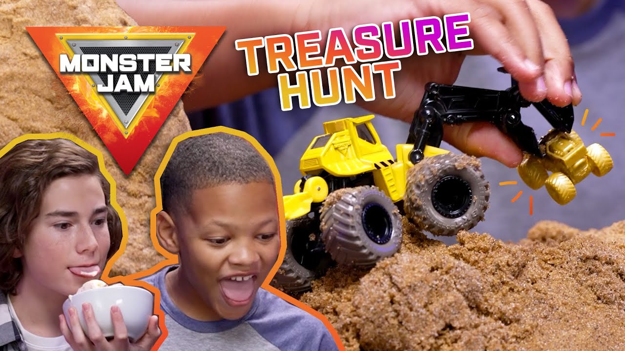 Treasure Hunt 💎 MONSTER JAM Revved Up Recaps - Episode 3