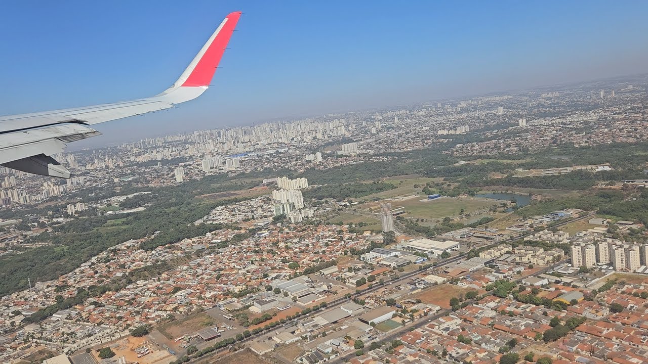 Sensacional ARREMETIDA e Pouso em Goiânia - Airbus A321 Latam [4K] #goiânia #airbus #latam