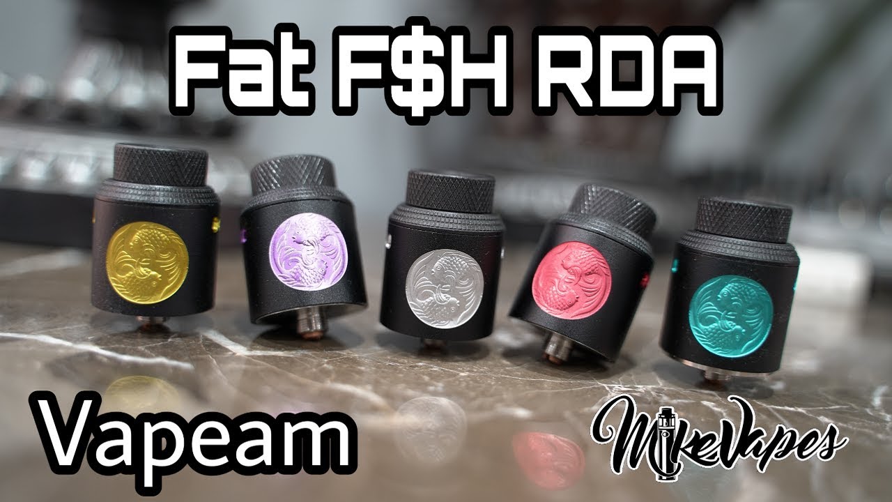 Fat Fish RDA By Vapeam - Coil & Wicking Tutorial - Fat F$H RDA