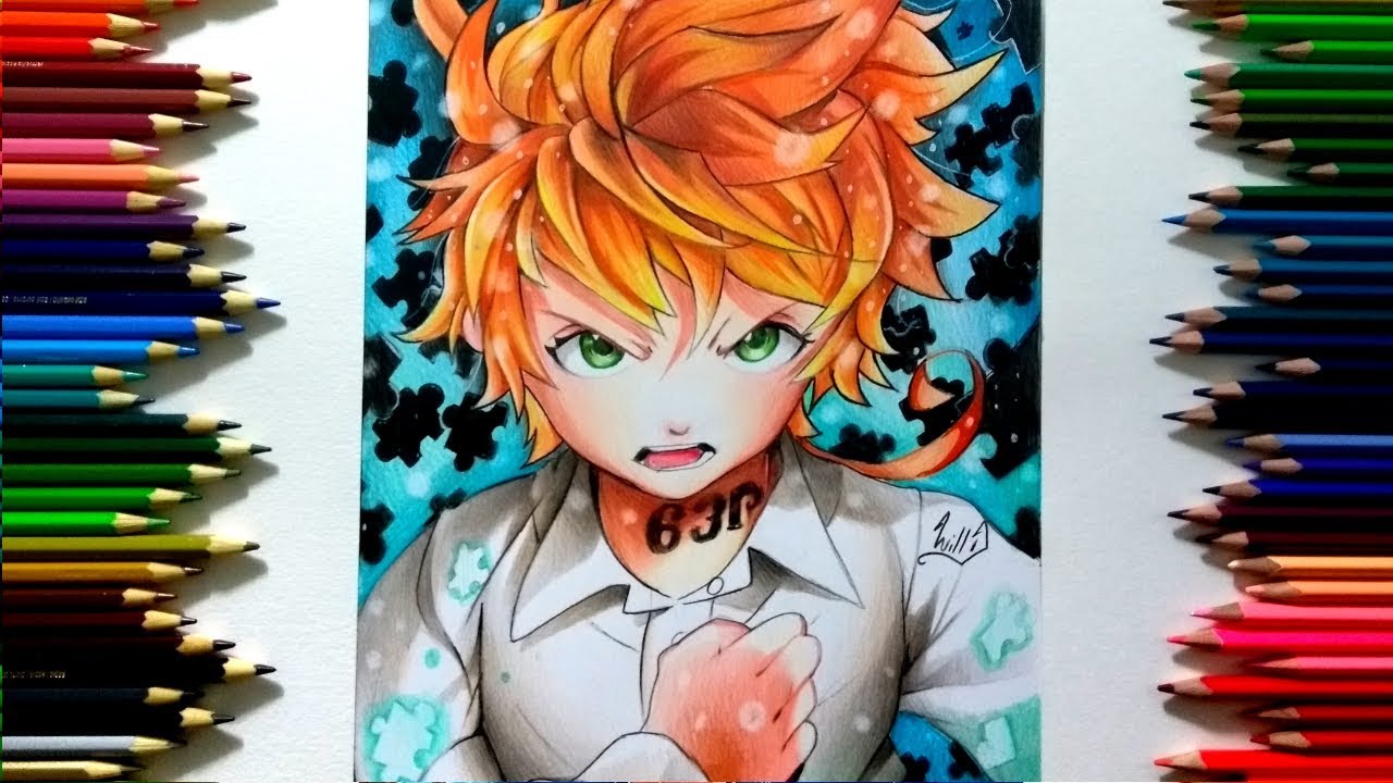 Drawing - Emma ( The Promised Neverland ) [ (約束のネバーランド ]