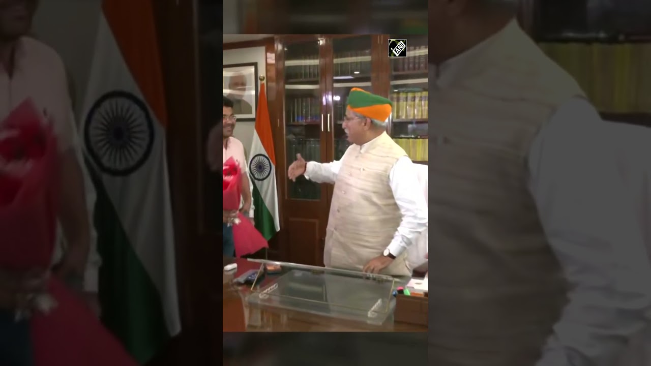 Arjun Ram Meghwal officially takes charge as Union Law and Justice Minister