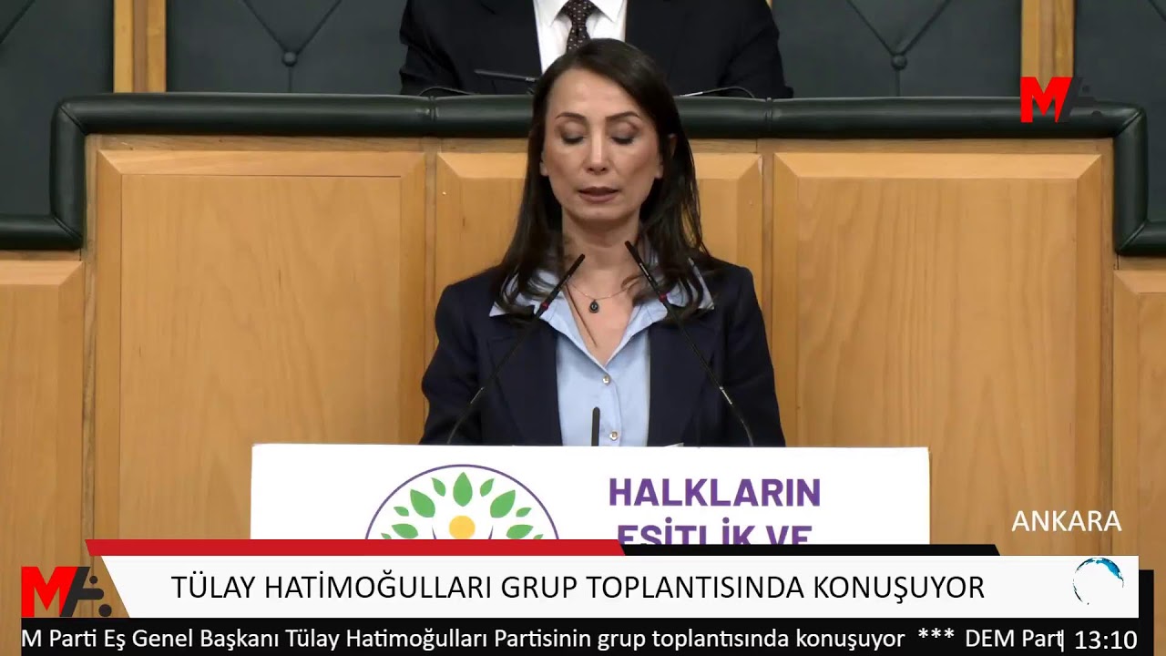 TÜLAY HATİMOĞULLARI GRUP TOPLANTISINDA KONUŞUYOR