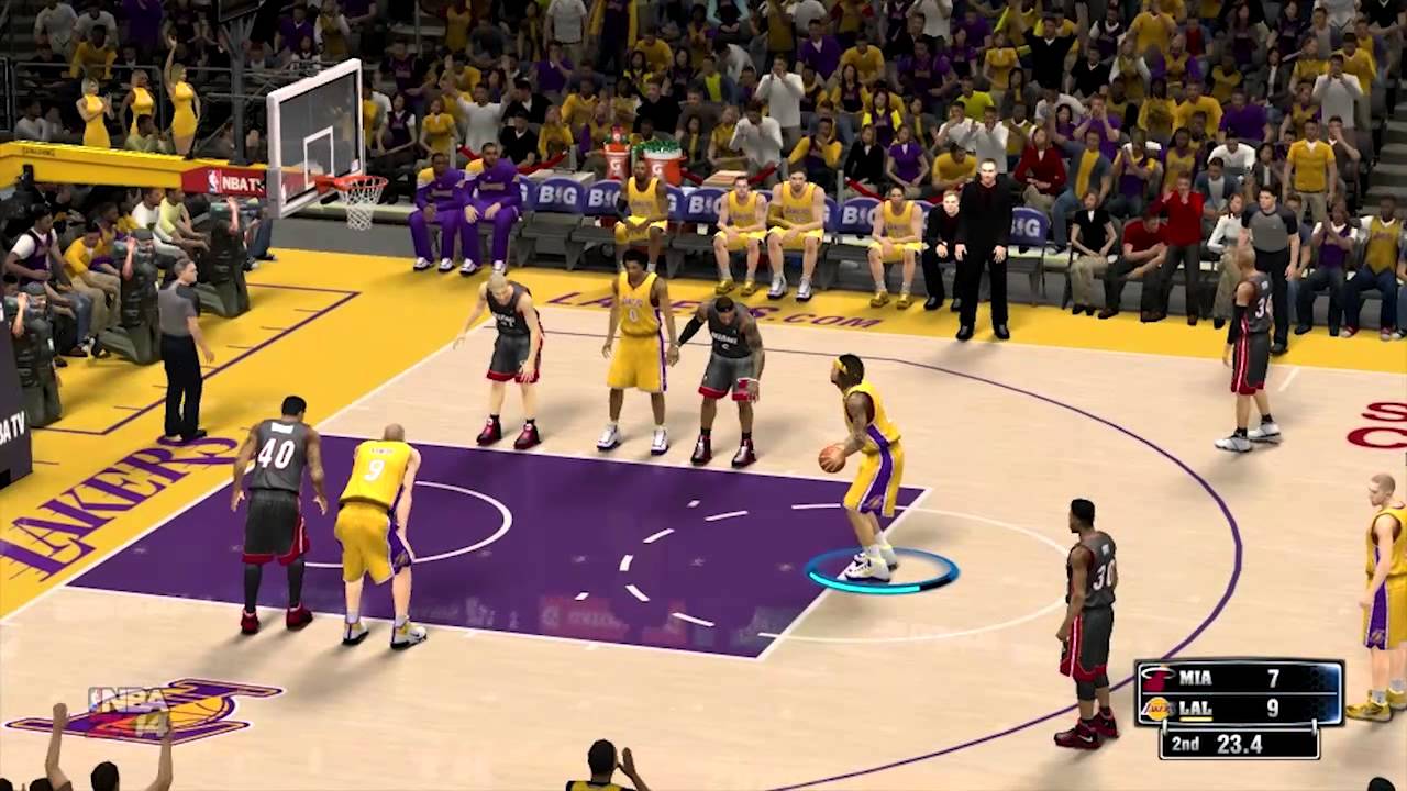 NBA 2K14 - PC Gameplay - LA Lakers vs Miami Heat