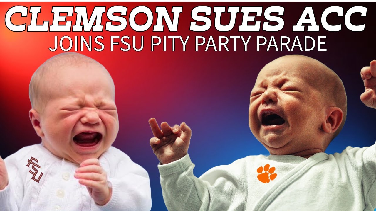 CLEMSON SUES ACC  - JOINS THE FLORIDA STATE PITY PARTY PARADE