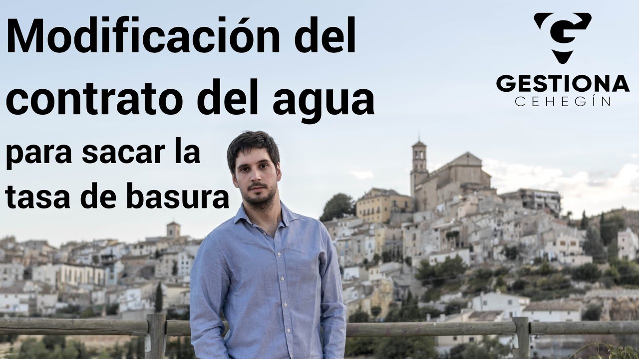 Modificación contrato agua