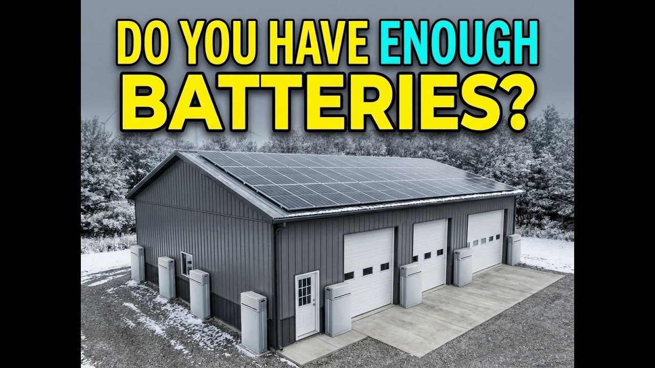 Extreme Cold Drained My Battery Bank | Ice Storm Property Damage