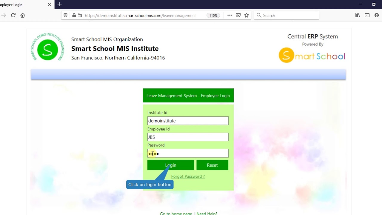How to view leave status in leave management system using Smart School MIS