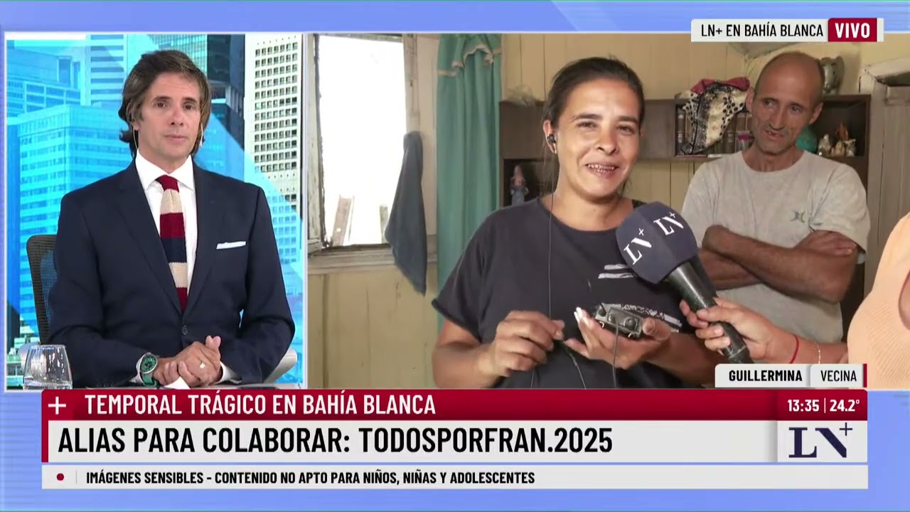 Bahía Blanca: bajó el agua, sigue la reconstrucción